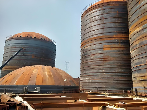 郾城焦粉钢板仓